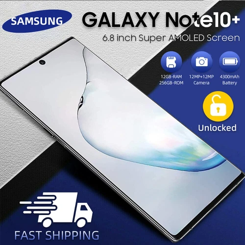 SAMSUNG GALAXY NOTE 10+ PLUS N975U1 256GB GSM CDMA FULLY UNLOCKED AT&T T-Mobile - Afbeelding 4 van 20