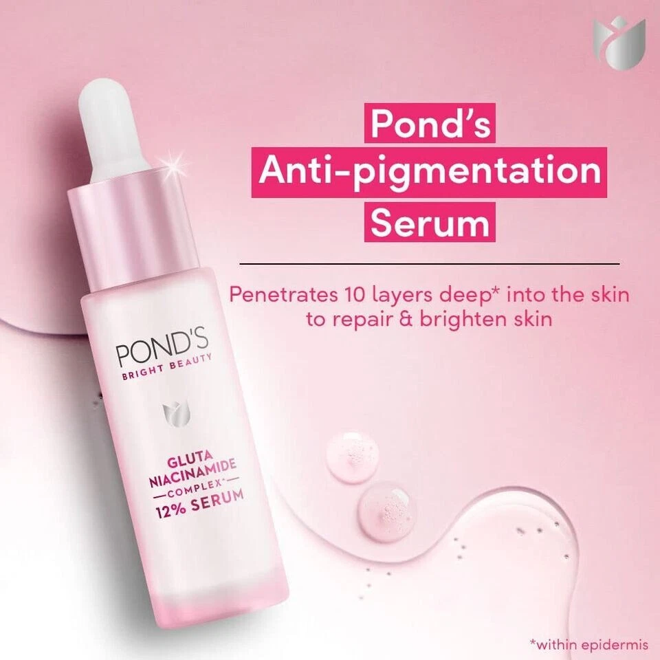 Pond's Bright Beauty Complejo Gluta-Niacinamida 12% Suero para Manchas Oscuras 28 Ml Foto 4 de 4