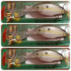 (Qty 3) LUHR JENSEN HOT LIPS EXPRESS - 1/2oz Gun Metal Shad