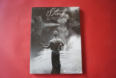 Sting - The Best of 25 Years .Songbook Notenbuch .Piano Vocal Guitar PVG