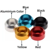 M2-M8 Aluminum Cone Cup Head Washers Anodised  Gasket Load Spreading Cone Washer