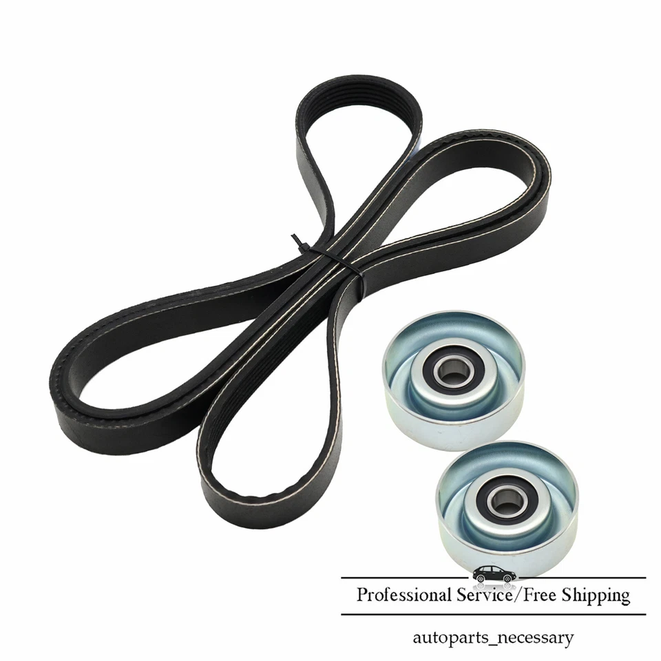 For 12-15 Subaru Impreza XV Crosstrek 2.0L Serpentine V-Belt w/ Idler Pulley Kit - Image 4 of 4