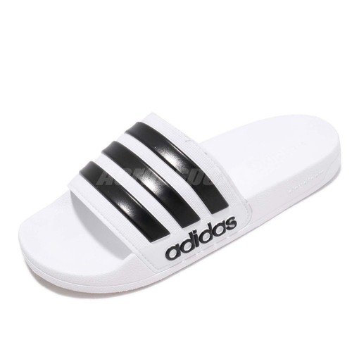 Adidas Adilette Shower Sliders - White/Black
