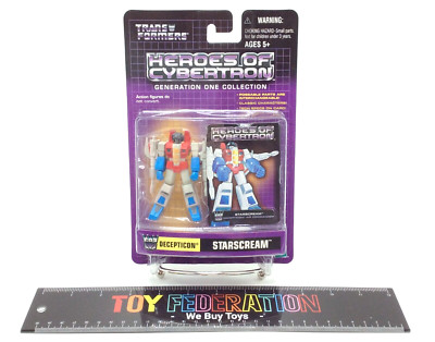 Hasbro TRANSFORMERS Heroes Of Cybertron GEN ONE Collection STARSCREAM
