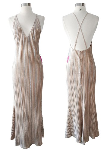 Forever 21 Lace Peach Colored Sleeveless Fully-Lined Zip-Back Dress Size L  | eBay
