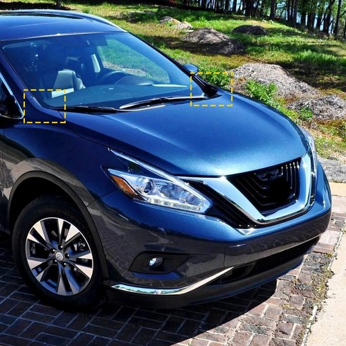 For 2015-2017 Nissan Murano Windshield Wiper Cowl Extension Trim Left+Right Pair - Picture 9 of 18