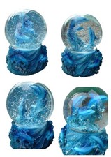 Grosse Delfin Schneekugel Delphin Glimmerkugel 14cm Glitzerkugel Dekoration Deko