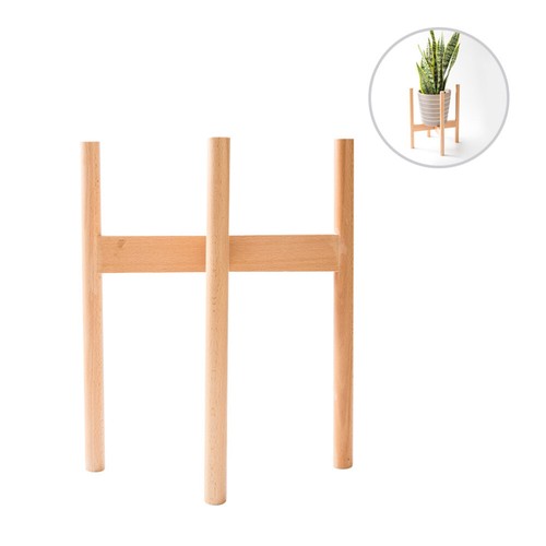 Indoor-Blumenständer Blumentopfgestell Aus Holz Holzlagerständer
