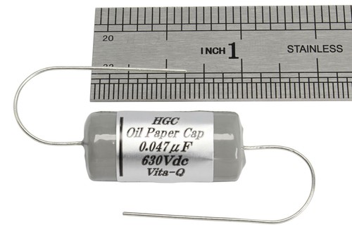 Paper in Oil PIO "Vita-Q" Capacitors for guitar .047mfd - Picture 3 of 3