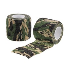 2in x 14.76ft Camo Tape Wrap, 2 Rolls Self-Adhesive Camouflage Tape, Jungle