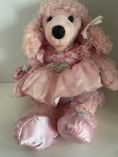     Build-A-Bear Plush Pink French Poodle W/ Pink Outfit