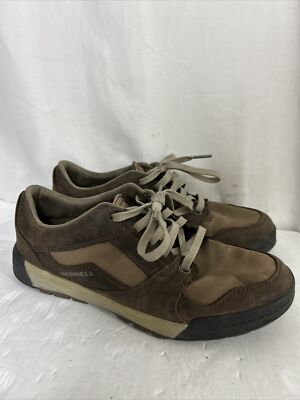 Merrell Mens Boulder Berner Shift J91411 Brown Lace Up Shoes Size 8 Hiking
