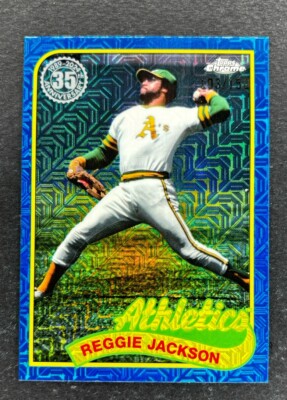 2024 TOPPS UPDATE SILVER PACK REGGIE JACKSON BLUE MOJO /150 - A's