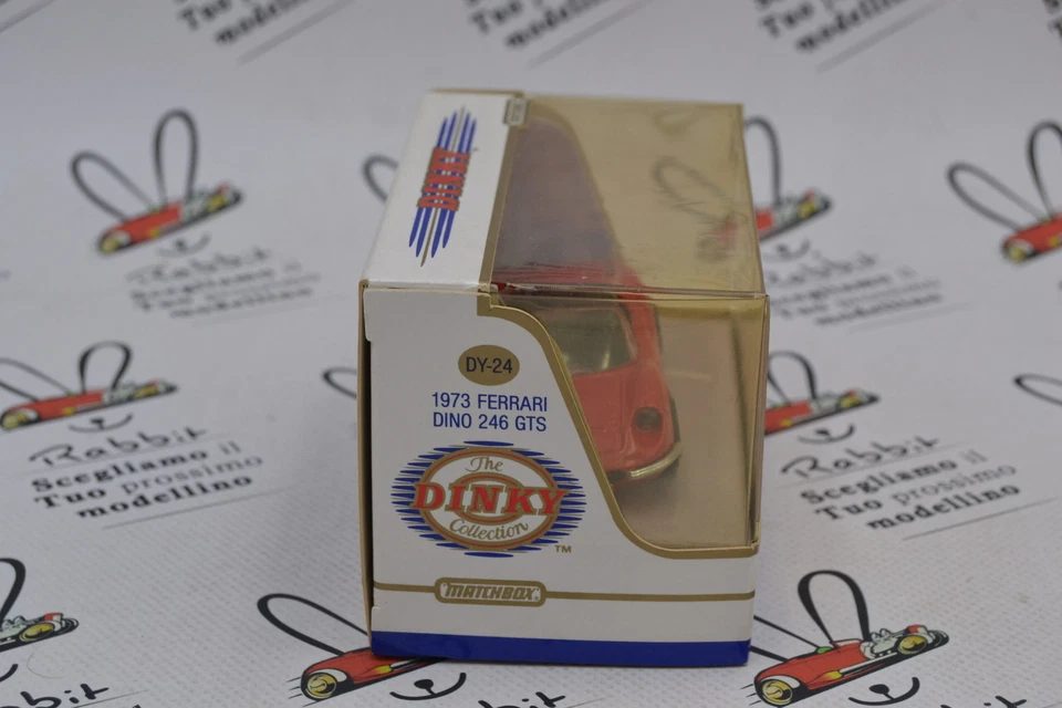 DIE CAST " 1973 FERRARI DINO 246 GTS " DY-24 DINKY TOYS (MATCHBOX) 1/43 - Immagine 3 di 3