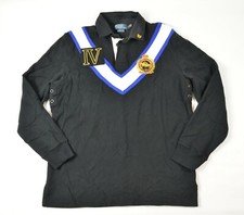 New 165 Polo Ralph Lauren Men's Custom Fit Rugby Fleece Sweatshirt Cotton-Blend