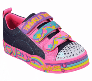 skechers twinkle toes denim