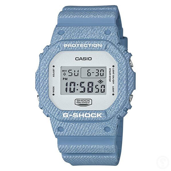 Casio G-Shock Denim Pattern Light Blue Limited Edition Watch Casio G-Shock Denim Pattern Light Blue Limited Edition Watch