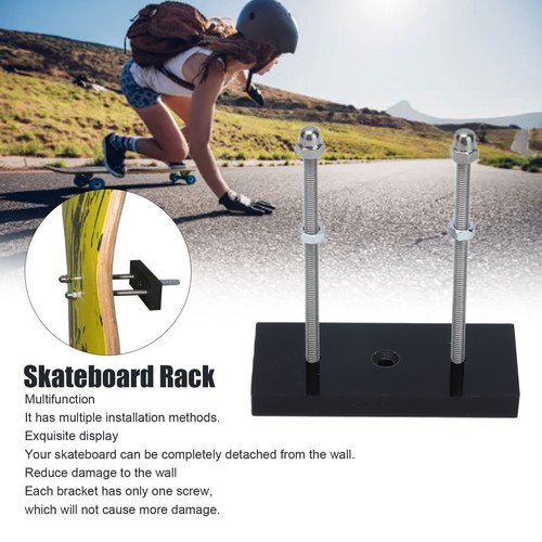 Floating Skateboard Wall Mount Rack - Durable Display for Garage & Bedroom - Picture 6 of 19