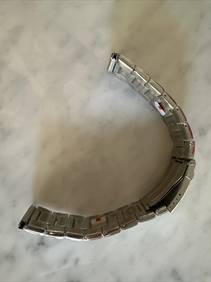 *NUEVO* Correa de reloj de acero inoxidable Hadley Roma para hombre de 20 mm-26 mm MB9056 Foto 3 de 4