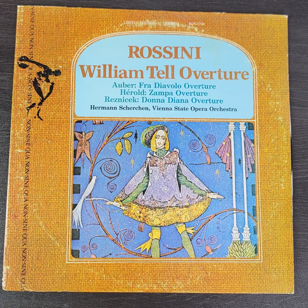 Rossini William Tell Overture Vinyl Record With Original Cover