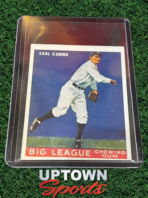 EARLE COMBS 1933 GOUDEY Big League Chewing Gum #103 RC YANKEES HOF wunderschön