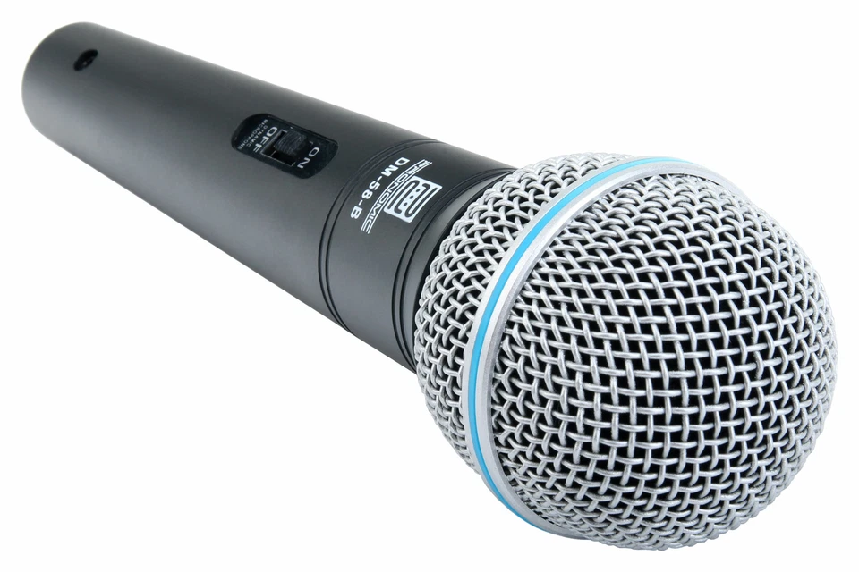 Profi DJ PA Vocal Mikrofon Gesangs Mikrophon Stage Hand Microphone XLR Kabel Set - Bild 2 von 4