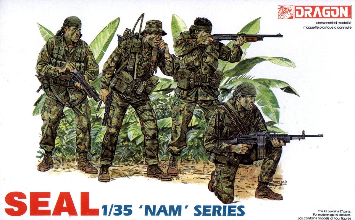 ミリタリー NAVY SEAL SPECIAL Dragon 1/35 3302 US Navy Seal Set.1 (Vietnam War) (NAM Series) (4