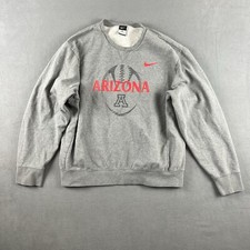 Vintage Nike Arizona Wildcats Sweatshirt Mens Large Gray Fleece NCAA Pullover