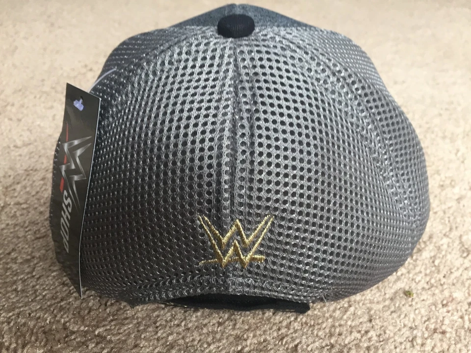 Sombrero Wrestlemania 34 WWE Talla Ajustable Nueva Orleans WWF NXT Gorra Logo Auténtico Foto 4 de 4