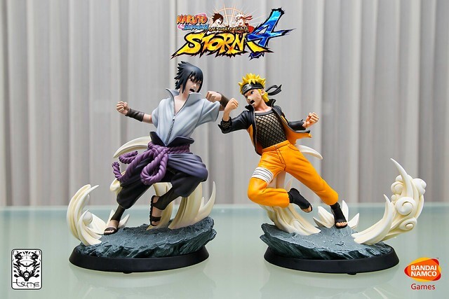 NARUTOーナルトー ジグソーフィギュアコレクション 全4種セット NARUTO ナルト ジグソーフィギュアコレクション全4種サスケ