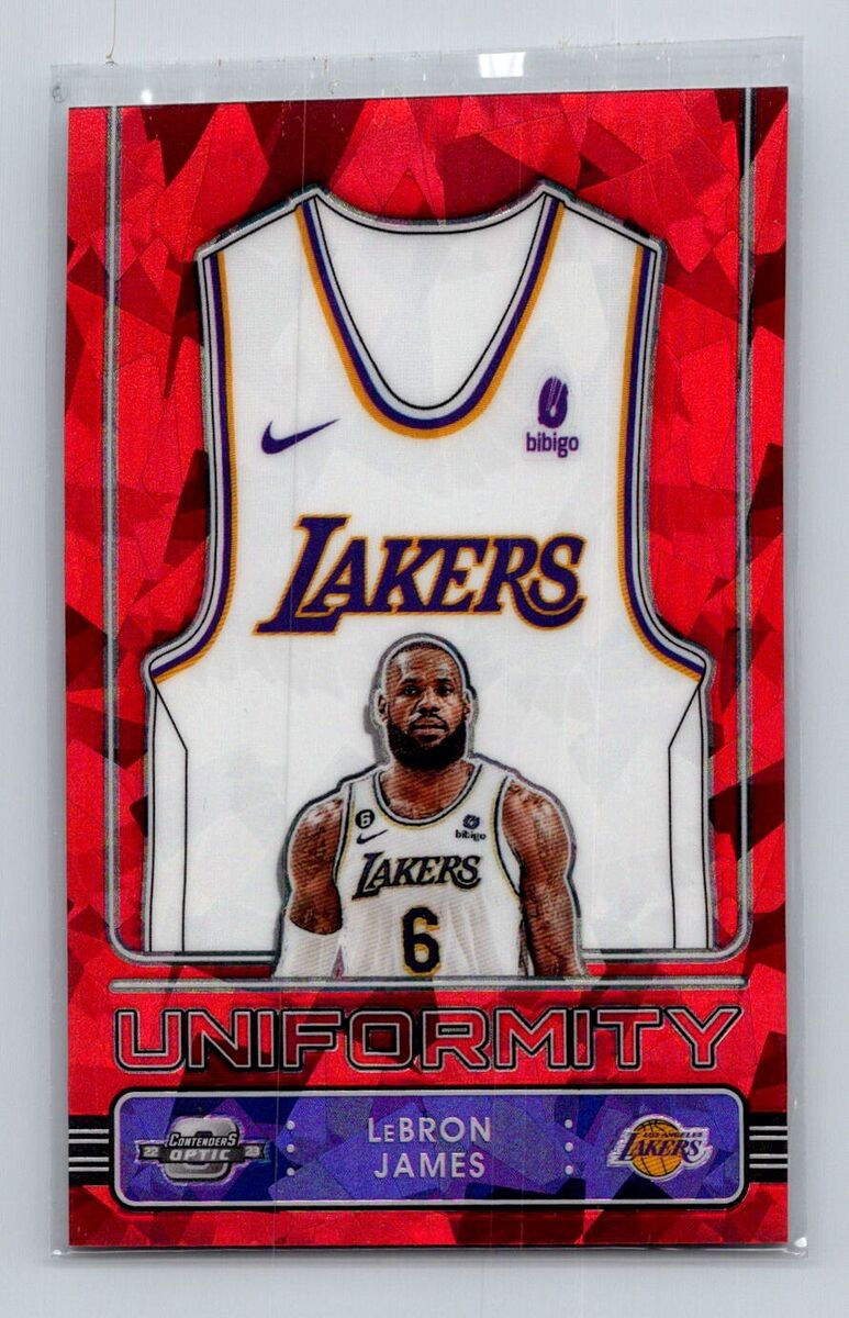 2022-23 Contenders Optic #5 Uniformity Red Cracked Ice 2022-23 Contenders Optic #5 Uniformity Red Cracked Ice
