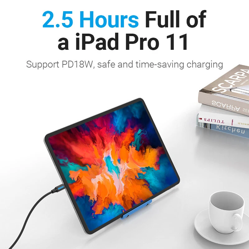 USB C To USB C Cable Fast Charger PD 100W 5A Dual Type C Charging Data Sync Cord - Image 4 of 4