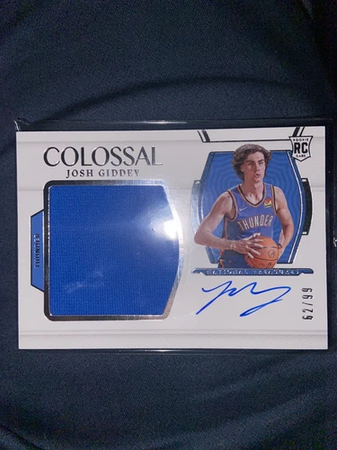 2021-22 panini national treasures colossal josh giddey /99 Rookie Auto