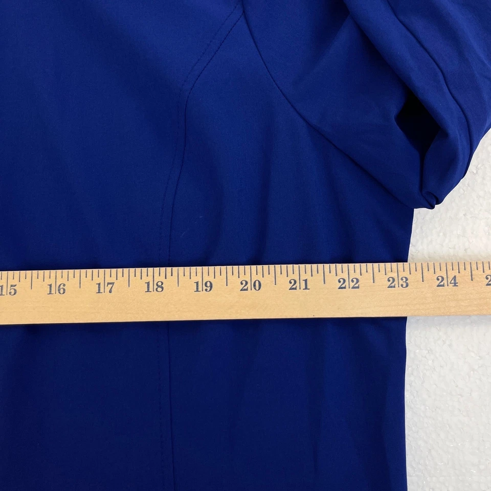 Chaqueta Zenergy by Chicos Azul Cremallera Talla 3 XL 16-18 Viaje Ligera Manga 3/4 Foto 4 de 4