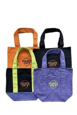 Trader Joe's Halloween 🎃 👻 Mini Canvas Tote Bag Limited edition Set Of 4