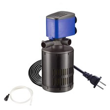210 GPH Internal Filter Submersible Pump - 3 in 1 Aquarium Fish Tank Pump wit...