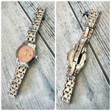 FENDI 2100L Women's Salmon Pink Watch Used from Japan