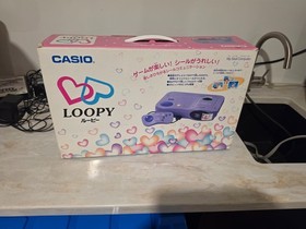 Casio Loopy Console Boxed CIB + Wanwan Aijou Monogatari - Tested - SV-100 Japan