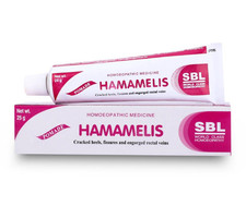 SBL HAMAMELIS Ointment 25g Cream Homeopathic Piles Wellness