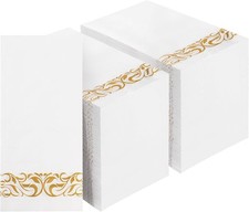200 Pack Disposable Paper Napkins, 3-Ply Soft Absorbent,