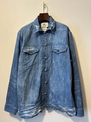 ジャケット・アウター RRL Denim Western Shirt Jacket M 76630_RRL_Lot_271_Denim_Jacket