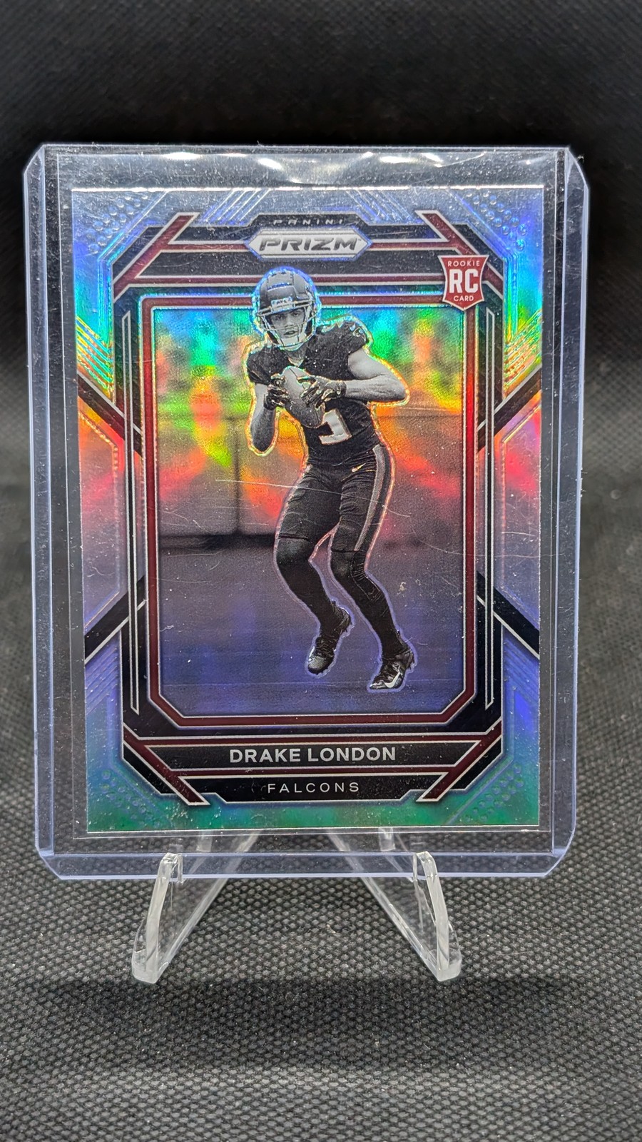 2022 Panini Prizm - Rookies Drake London #308 Silver Prizm (RC)