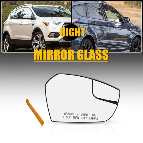 Mirror Glass Convex RH Side Passenger for 2017 2018 2019 Ford Escape GJ5Z17K707A