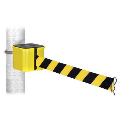 Retracta-Belt Wh412yw15-Byd-Hc Warehouse Barrier, 15Ft Black/Yellow Belt