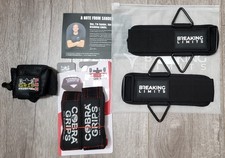 Cobra Grips Suede Lifting Straps And Breaking Limits Cable Machine Wrist Cuffs