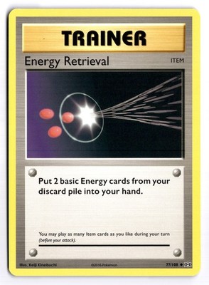 Energy Retrieval - EVO #77/108 XY - Evolutions Uncommon Normal LP
