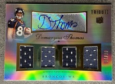 Demaryius Thomas 2010 Topps Tribute Refractor Rookie Auto 8/20 RC Denver WR