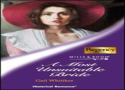 A Most Unsuitable Bride (Regency, Book... by Whitiker, Gail Paperback / softback