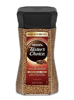 4 New Sealed 7 Oz Nescafe Tasters Choice House Blend Instant Coffee 28 Total Oz