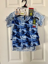 Eddie Bauer Kids Girl's 4-Piece Mix Match Reversible Swim Set, Size M 10/12